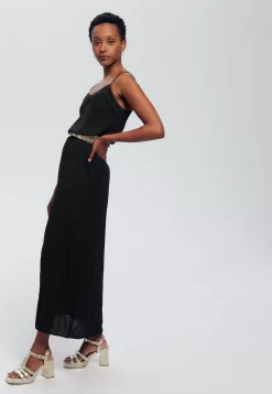 Bretelles Suzanne - Robe Longue - Noir -Promod 010fe48b7d604a71bce66a4ec465ec57 scaled