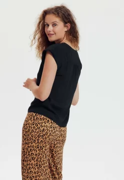 Unie - Blouse - Noir -Promod 091e73d0dff042a3ba4809cb297bb7c9 scaled