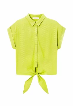 À Nouer - Chemisier - Vert Fluo -Promod 11700f08e4294d32ab1d8bbf5bb075ae scaled