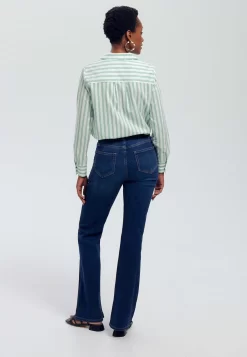 Légère - Blouse - Rayé Vert -Promod 13dbdb8bd8ed44e6a72b2215eba3ad7e scaled