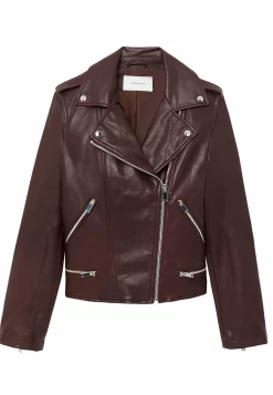 Effet - Veste En Similicuir - Bordeaux -Promod 1400798e6a584ee6bf8f6554a4e48669 scaled