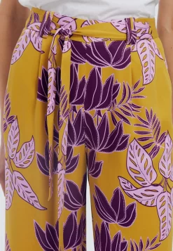 Large Taille Haute - Pantalon Classique - Imprimé Jaune -Promod 1786c0820f04414fa244d9fa914c4236 scaled