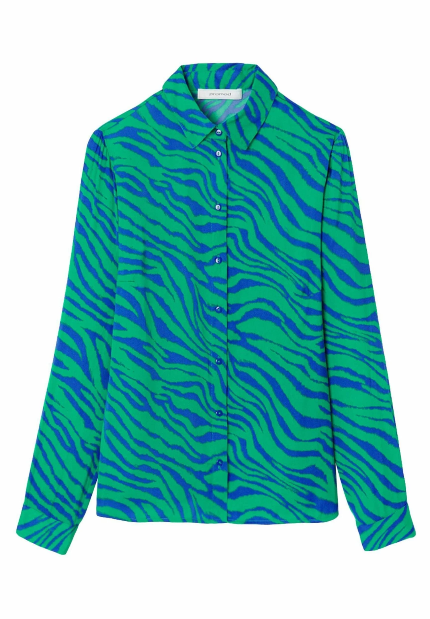 Imprimée - Chemisier - Imprimé Vert 5 Imprimée - Chemisier - Imprimé Vert – Image 5