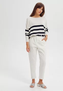 Marin Rayé - Pullover - Rayé Noir