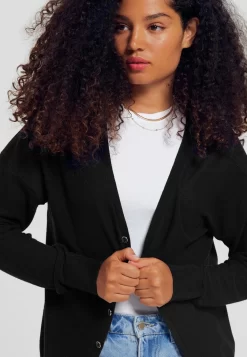 Gilet Col V Recto Verso - Gilet - Noir -Promod 21c9734e149942a39cca334c4c7232a8 scaled