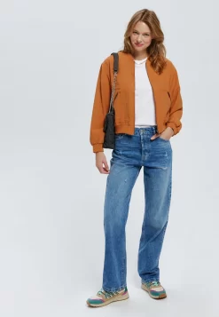 Blouson Bomber - Cognac