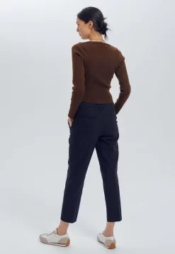 Cropped Cut Out - Pullover - Marron -Promod 5e9d9c63cd884359b8975e48a07d339d scaled