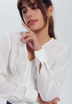 Blouse - Ecru -Promod 5f4ad18e6ed84827a92b62aaec45778c scaled