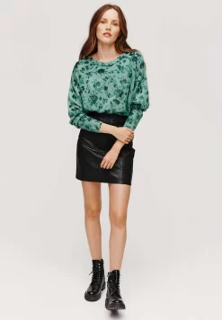 Fleurs - Pullover - Imprimé Marine