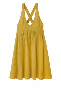 Dos Nu En Gaze De - Robe De Jour - Vert Anis -Promod 63b1419e046448e0be588349a48166f0 scaled