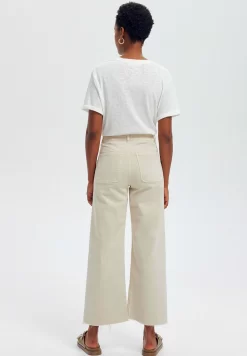 Broderie Anglaise - T-Shirt Imprimé - Ecru -Promod 647354b92cff42bc80b7f7353eb15043