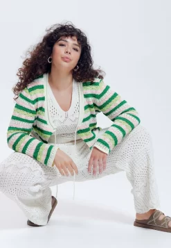 En Coloré - Gilet - Rayures Multicolores -Promod 756c7552365d4508818cbb0fcf235898 scaled