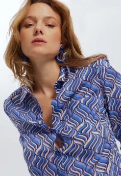 Imprimée - Chemisier - Imprimé Bleu -Promod 83e8ffe61d2f4f058891898d872016b0 scaled
