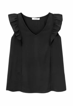 À Volants - Blouse - Noir -Promod 84d21d322fa242108341efa6f1a7871b scaled