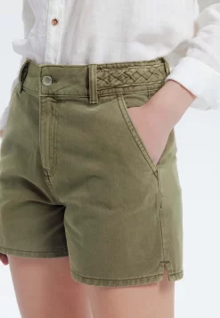 Short En Jean - Kaki -Promod 87113a19824c4e62a7d919abf6e08b4d scaled