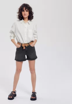 Short En Jean - Jean Noir -Promod 8b059519273a4743881257cd8805b2c2 scaled