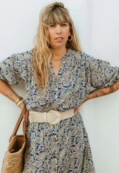 Imprimée Motif Dimb - Blouse - Imprimé Bleu