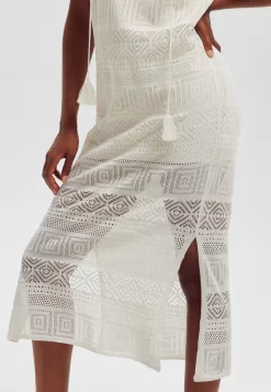 Robe En Maille Dentelle - Robe Pull - Ecru -Promod 917c262fe956479b9ae5c63787f7444f scaled