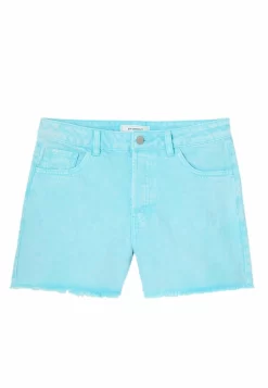 Pastel - Short En Jean - Turquoise -Promod 9a92c6036ed74fb39979dcd752422fef scaled