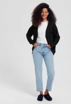 Gilet Col V Recto Verso - Gilet - Noir