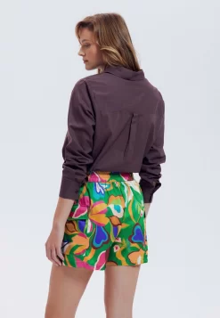 Cargo En Imprimé - Short - Imprimé Vert -Promod a3cff664bdfb4a4a9a03647285aa6373 scaled