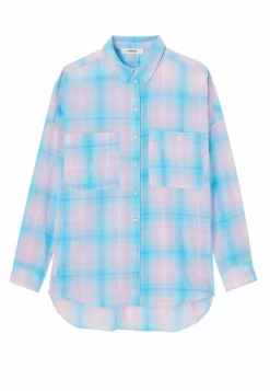 À Carreaux - Chemisier - Carreaux Bleus -Promod a545c06c4e84400288b2a3238a0e8741 scaled