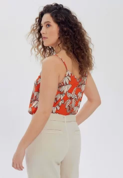 À Fines Bretelles - Débardeur - Imprimé Orange -Promod b4e3ddf0d99340399f88c0e02419f0bb scaled