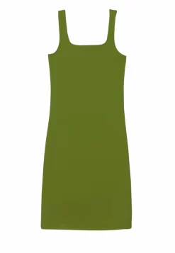 Unie - Robe Fourreau - Vert Olive 9 Unie - Robe Fourreau - Vert Olive -Promod bca323becfe34b498de504f403eccbc9 scaled