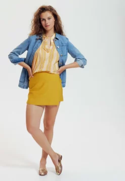 Imprimée - Blouse - Rayures Multicolores -Promod bcdd6549a1e942a1bae6eafda110a281 scaled