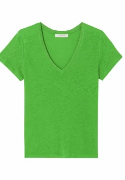 Col V - T-Shirt Basique - Vert -Promod bf416a4ebeb2436198138e235ad06ca7 scaled