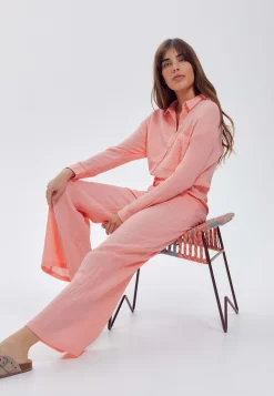 Gaze - Combinaison - Corail -Promod cdcbe1f0b85145c59de12e8e8daf125a scaled