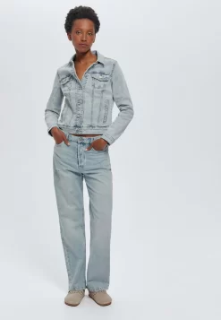 Veste En Jean - Jean Très Clair -Promod d9ab7456f00440208a843f20de57b18a scaled