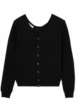 Gilet Col V Recto Verso - Gilet - Noir -Promod e78d64887d0b4ea59b2b67788f670658 scaled