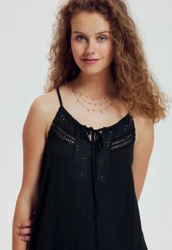 Longue - Robe En Jersey - Noir -Promod eba5e298c30c4101b983179d976d8e08 scaled