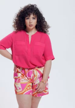 Unie En - Blouse - Corail