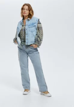 À Manches Ballon - Blouse - Imprimé Vert Émeraude