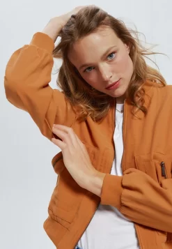 Blouson Bomber - Cognac -Promod fc90568d104642bfb73452607bea4fb2 scaled