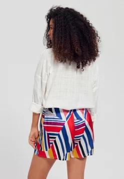 Imprimé - Short - Imprimé Multicolore -Promod feebff9bd7dd4de5addc64fb2b2f339f scaled